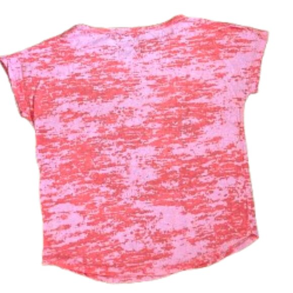 77KIDS GIRLS ORANGE PEACE T-SHIRT W/GEOMETRIC GRAPHIC IN FRONT SIZE SMALL - Picture 9 of 9